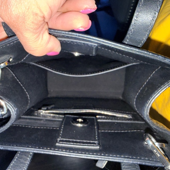 MCM Black Textured Leather Tote - Picture 7 of 8